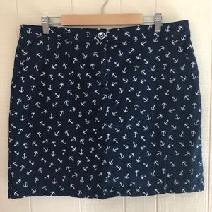 KAREN SCOTT, Blue skort, Size 14